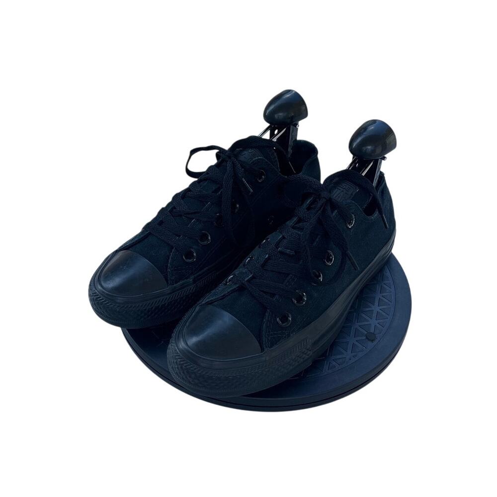 Womens Converse All Star CTAS Canvas Sneakers Size 7 Triple Black
